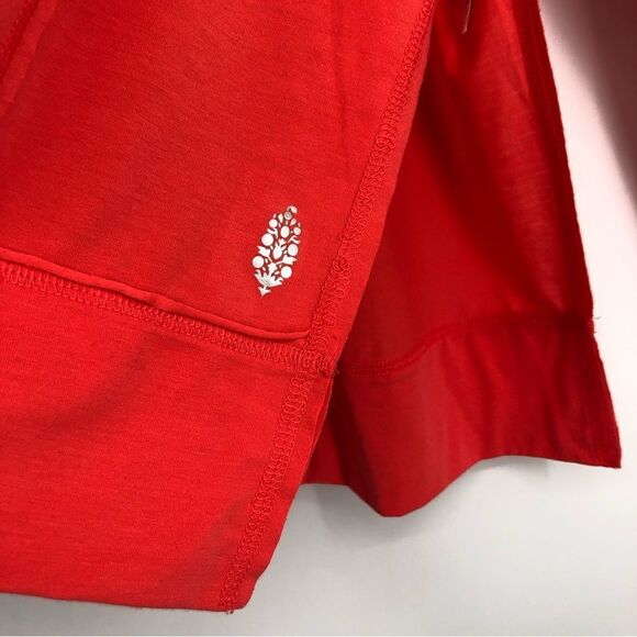 Free People Movement Soul Circle Hooded Top Coral Pink Size Small - Picture 7 of 11